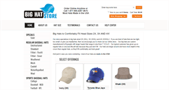 Desktop Screenshot of bighatstore.com